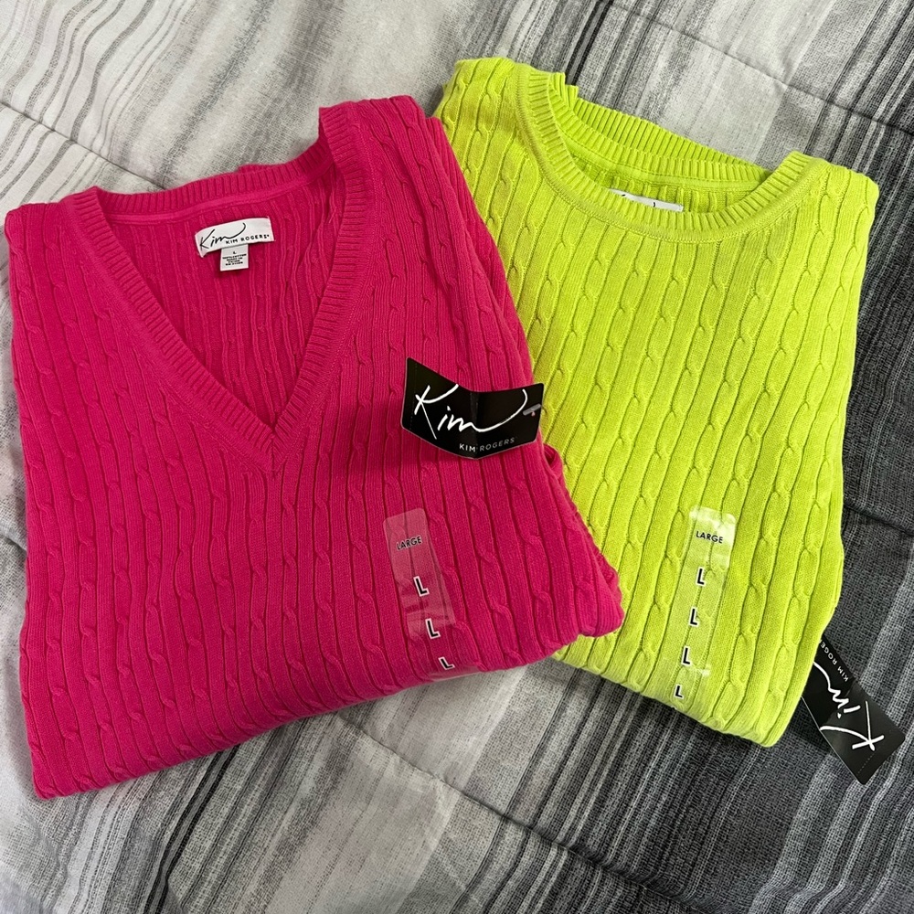 2 Kim Rogers Sweaters